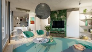 Appartement eerste verdieping Walhofstraat